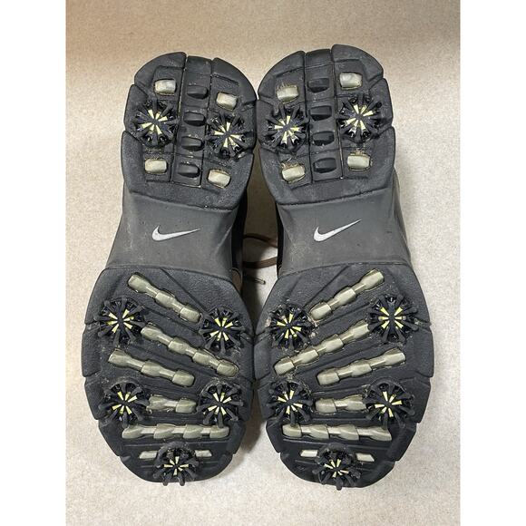 Nike Golf Shoes Brown White 309894-121 Leather Golfing Cleats Men’s Size 9.5 main image 8